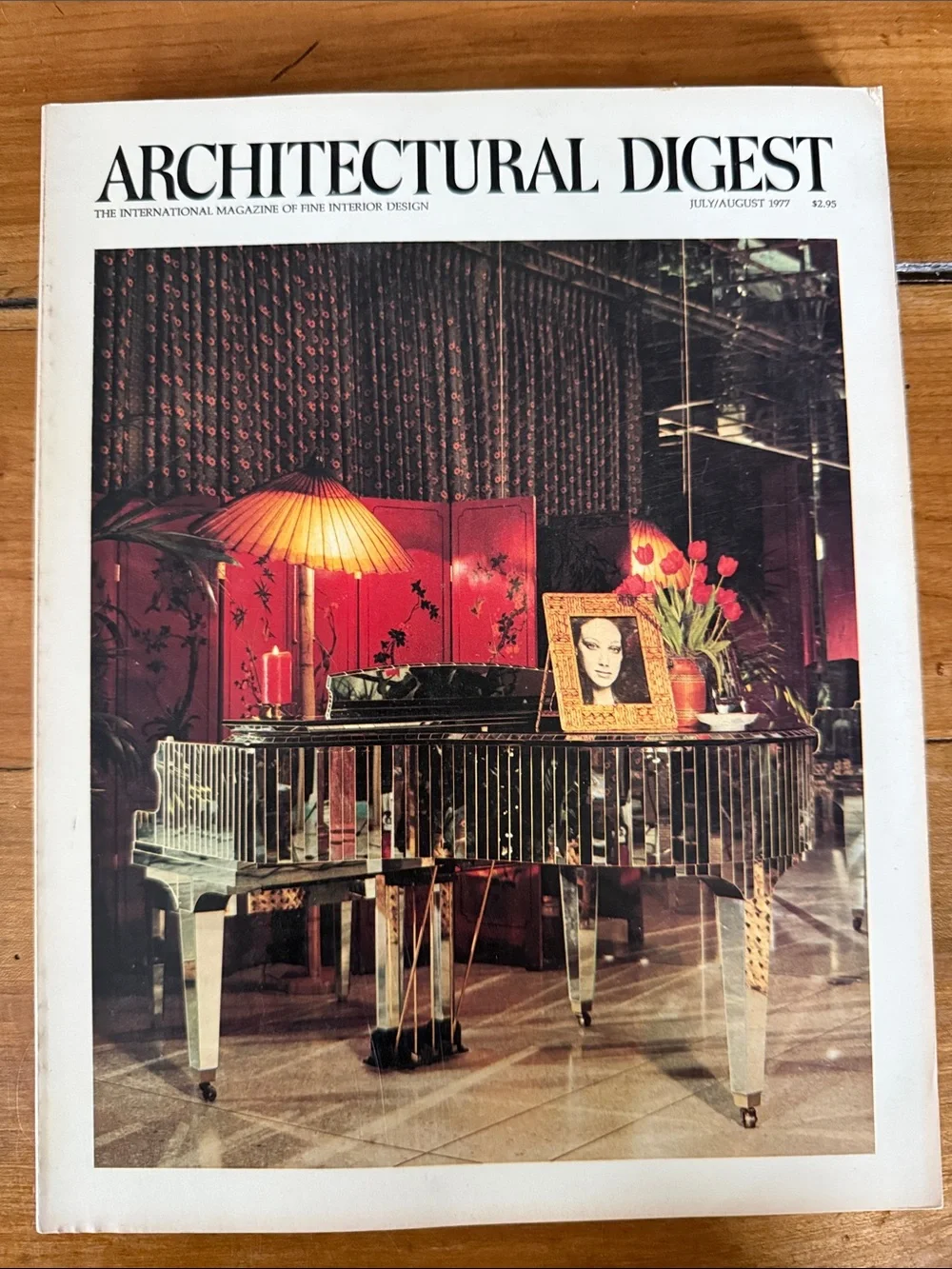 Architectural Digest Magazine Cover - July/august 1977